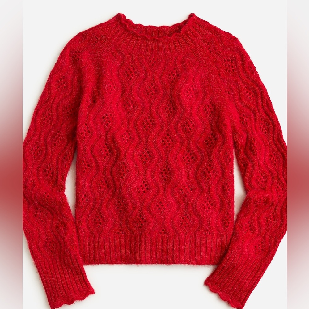 J. Crew Brushing Alpaca Sweater
